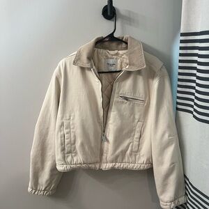 Abercrombie & Fitch Women's Cream Utility Jacket